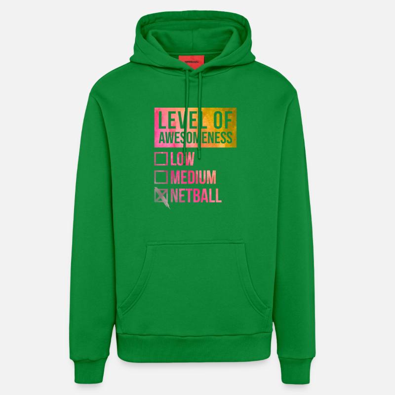Netball - Sweat à capuche bio décontracté fabriqué en UE - City Green