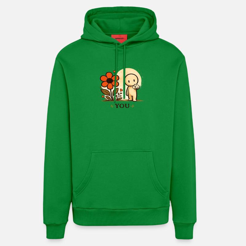 La Petite Pensée | TOI - Sweat à capuche bio décontracté fabriqué en UE - City Green