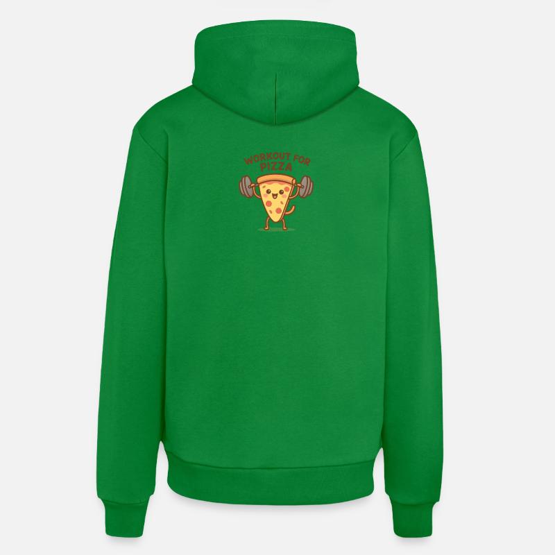 Chaussure de motivation d’entraînement pizza - Sweat à capuche bio décontracté fabriqué en UE - City Green