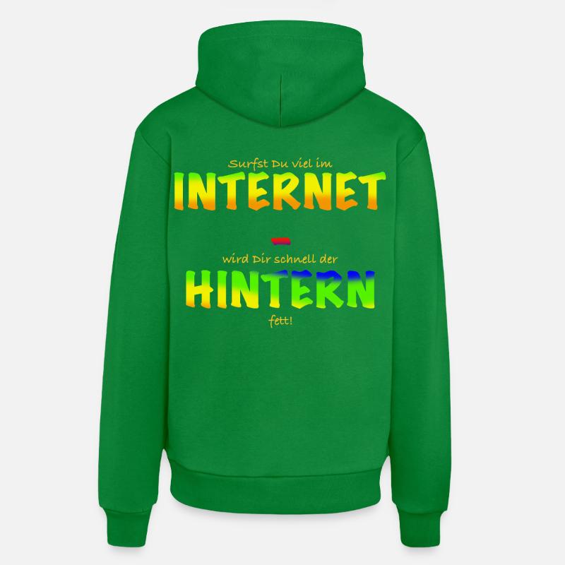 Cul d’Internet - Sweat à capuche bio décontracté fabriqué en UE - City Green