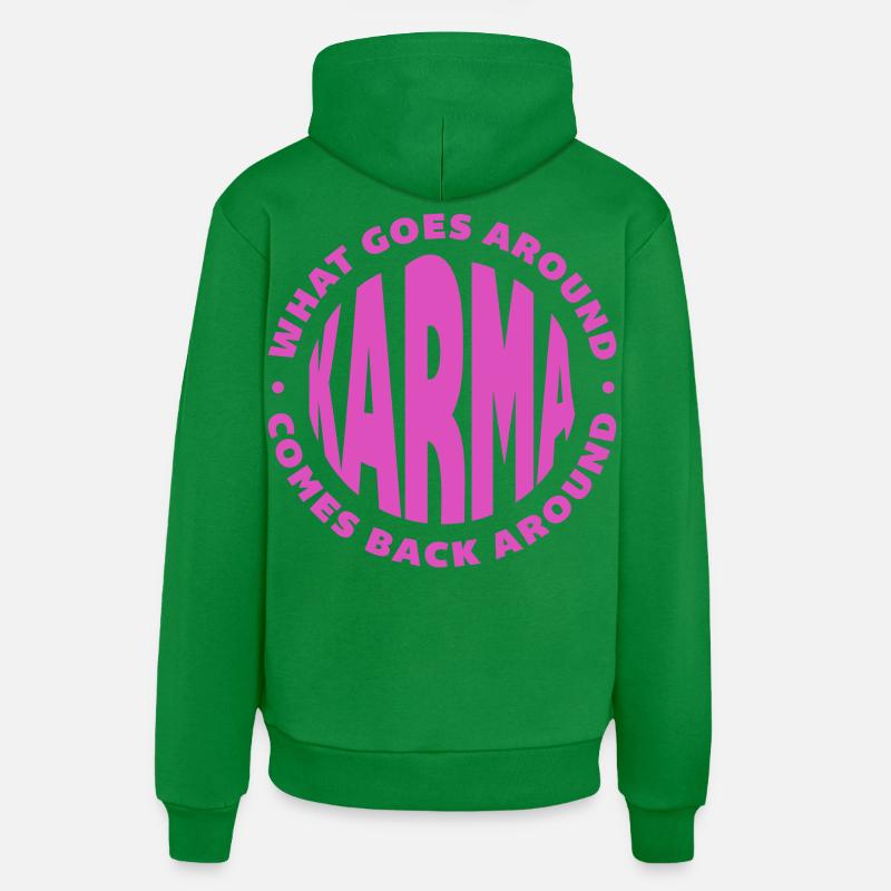 karma - Sweat à capuche bio décontracté fabriqué en UE - City Green
