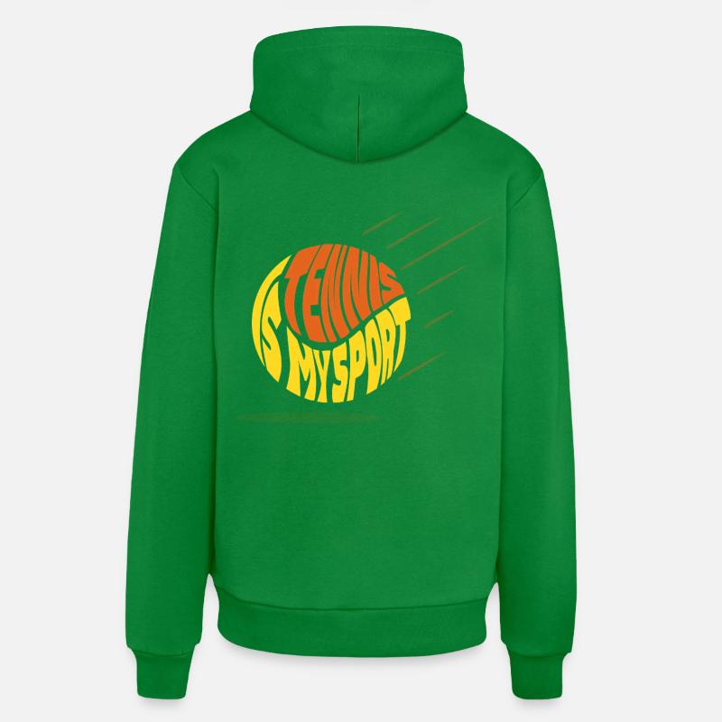 tennis stylisé - Sweat à capuche bio décontracté fabriqué en UE - City Green