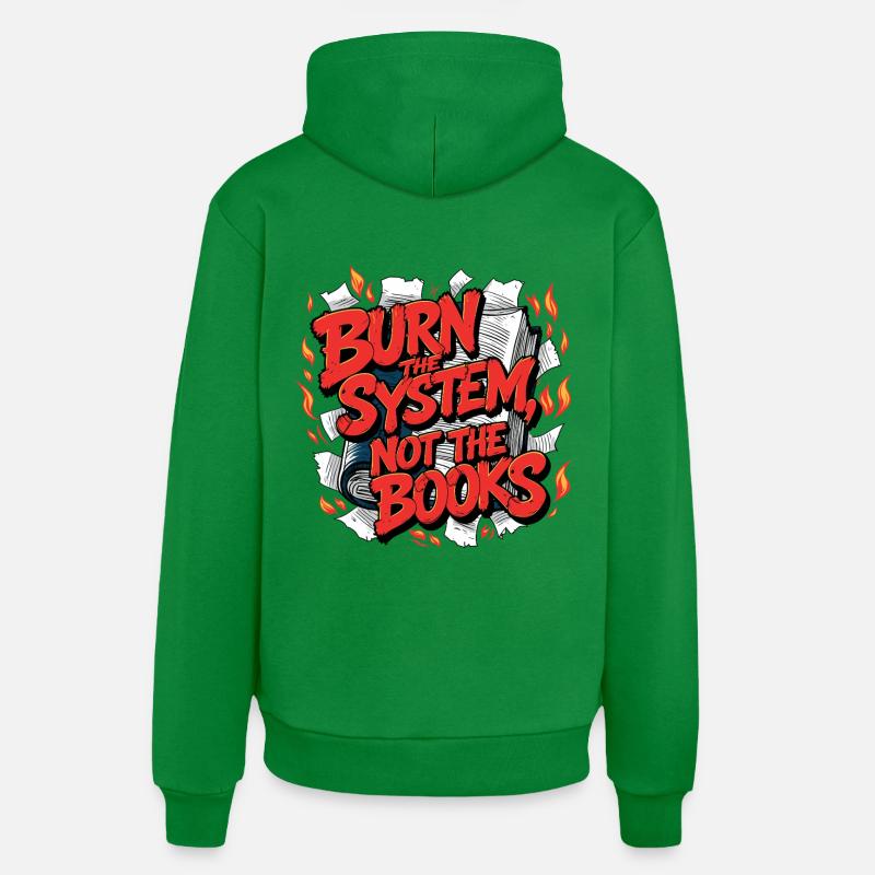 Brûler le système - Sweat à capuche bio décontracté fabriqué en UE - City Green
