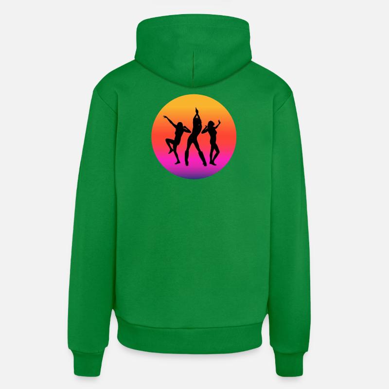 disco, disco fan, disco musikk - Organic Relaxed hettegenser produsert i EU - City Green