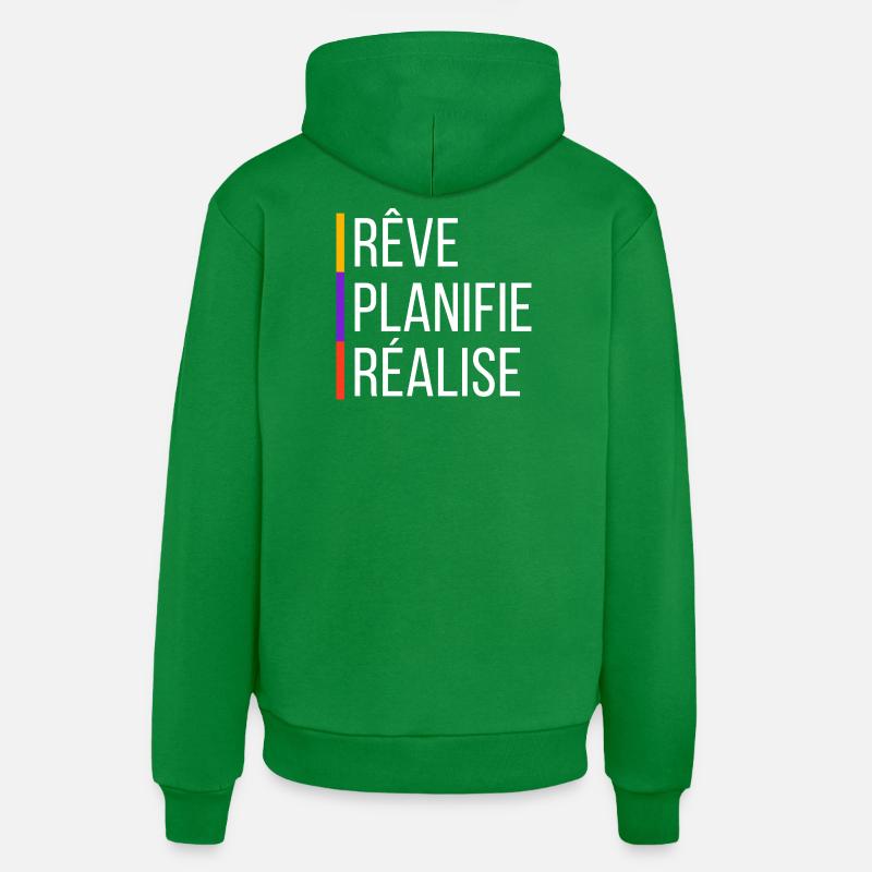 Citation de Motivation - Sweat à capuche bio décontracté fabriqué en UE - City Green