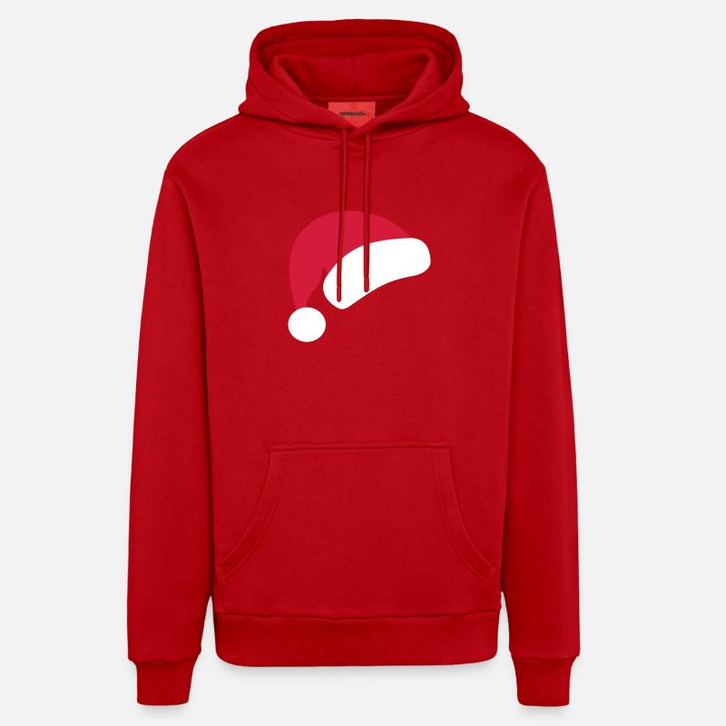 weihnachtsmütze - Organic Relaxed Hoodie Made in EU - Rot