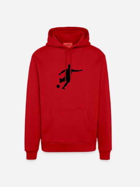 fussballer__f1 - Organic Relaxed Hoodie Made in EU - red