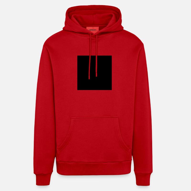 Place de Math symbole - noir - Sweat à capuche bio décontracté fabriqué en UE - rouge