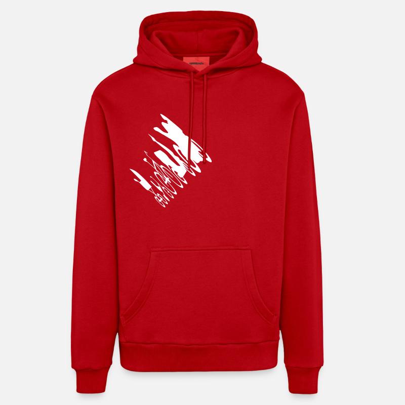 Motorrad Evolution em582 - Organic Relaxed Hoodie Made in EU - Rot