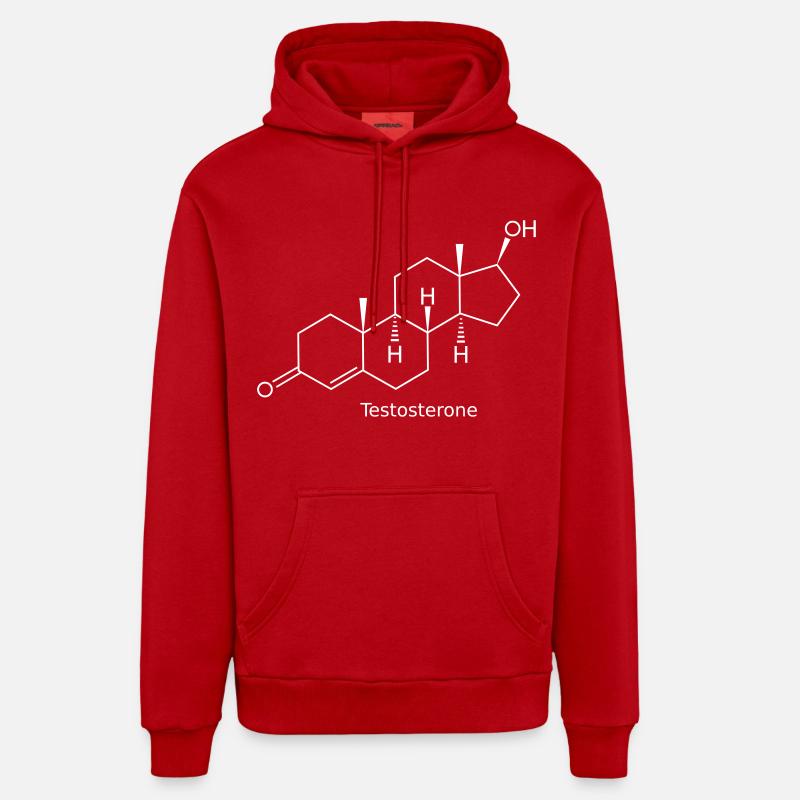 Testosterone Sweat à capuche bio décontracté fabriqué en UE