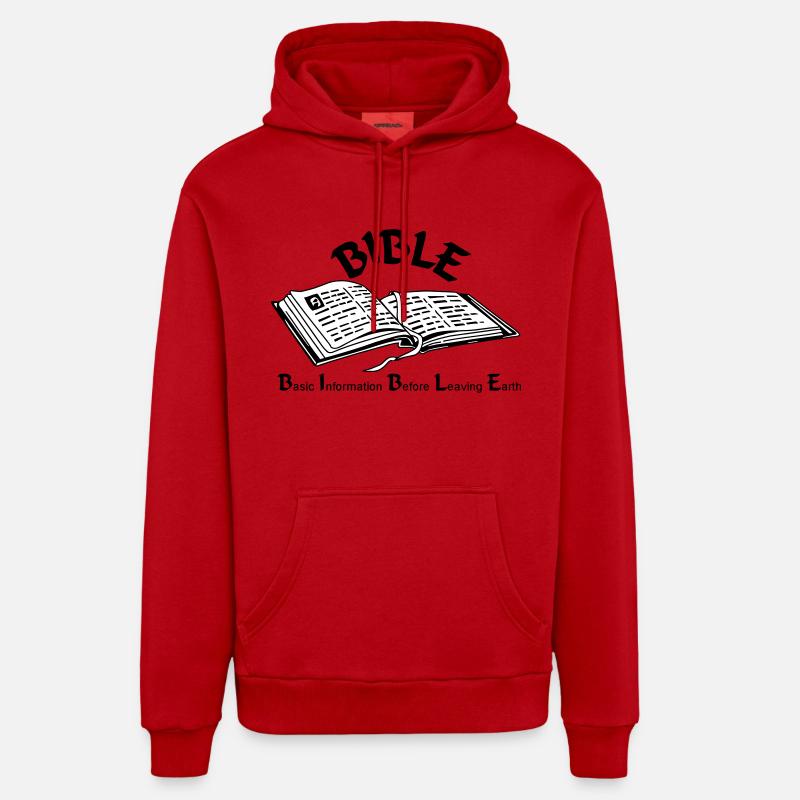 Bibel - Organic Relaxed Hoodie Made in EU - Rot