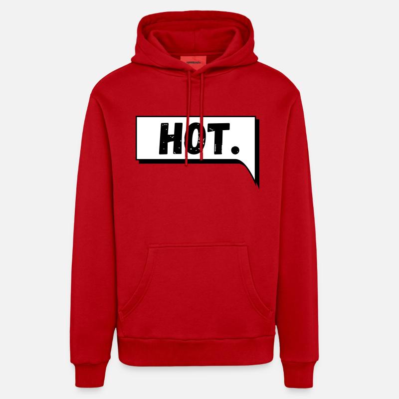 Comic Sprechblase Hot Organic Relaxed Hoodie Made in EU