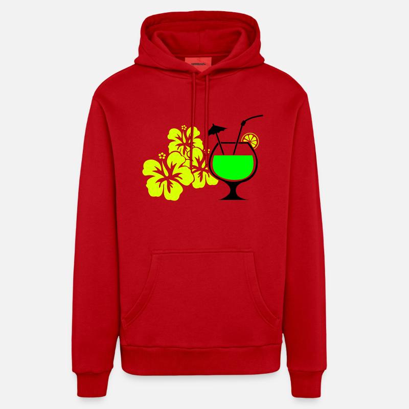 hawaii blumen Organic Relaxed Hoodie Made in EU