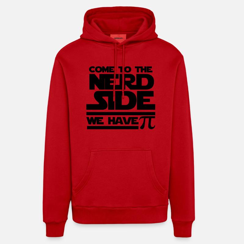 Come to the nerd side - Sweat à capuche bio décontracté fabriqué en UE - rouge