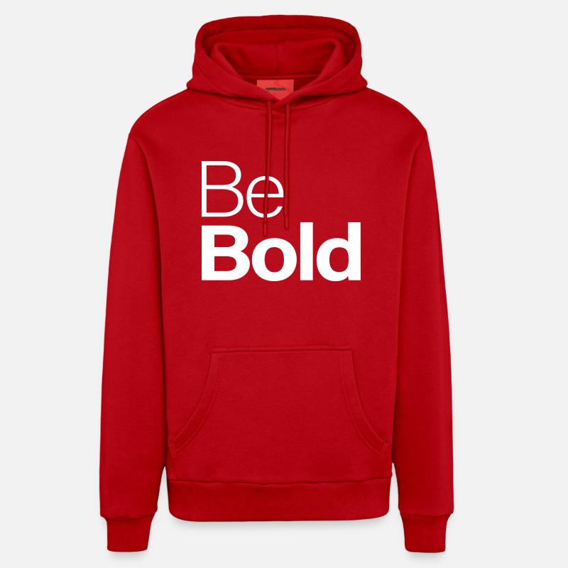 Oser - Sweat à capuche bio décontracté fabriqué en UE - rouge