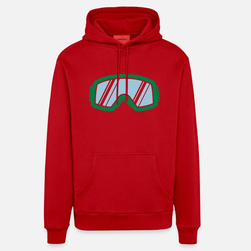 Ski goggles Organic Relaxed Hoodie Made in EU