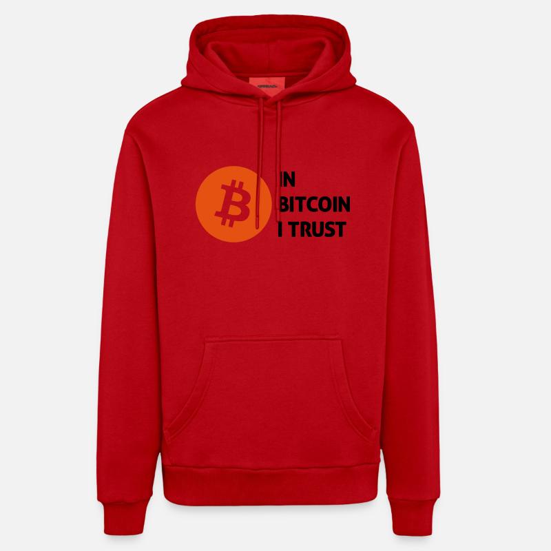 bitcoin Organic Relaxed Hoodie Made in EU