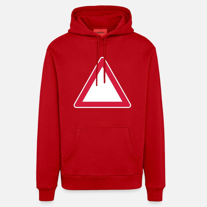 schild_2C - Sweat à capuche bio décontracté fabriqué en UE - rouge