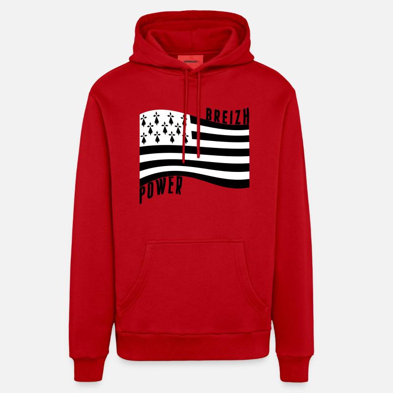 Flagge Breizh Strom Organic Relaxed Hoodie Made in EU