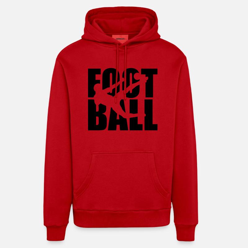 Fußball Organic Relaxed Hoodie Made in EU