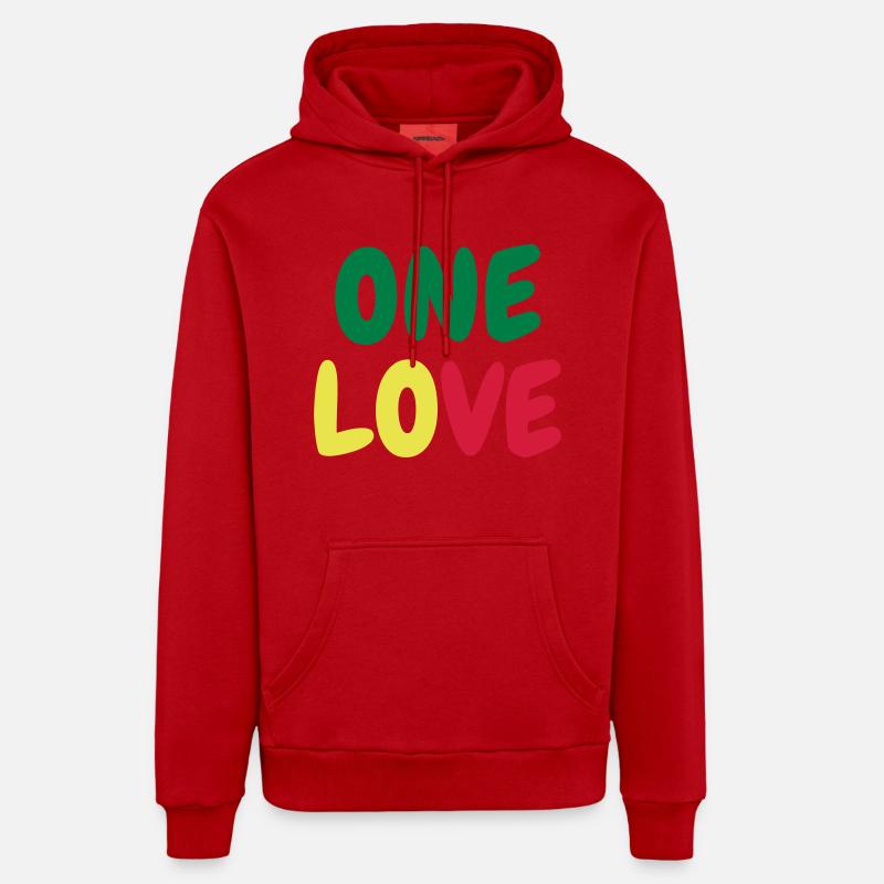 Cannabis / Drogen / Haschisch / Alkohol / Weed - Organic Relaxed Hoodie Made in EU - Rot