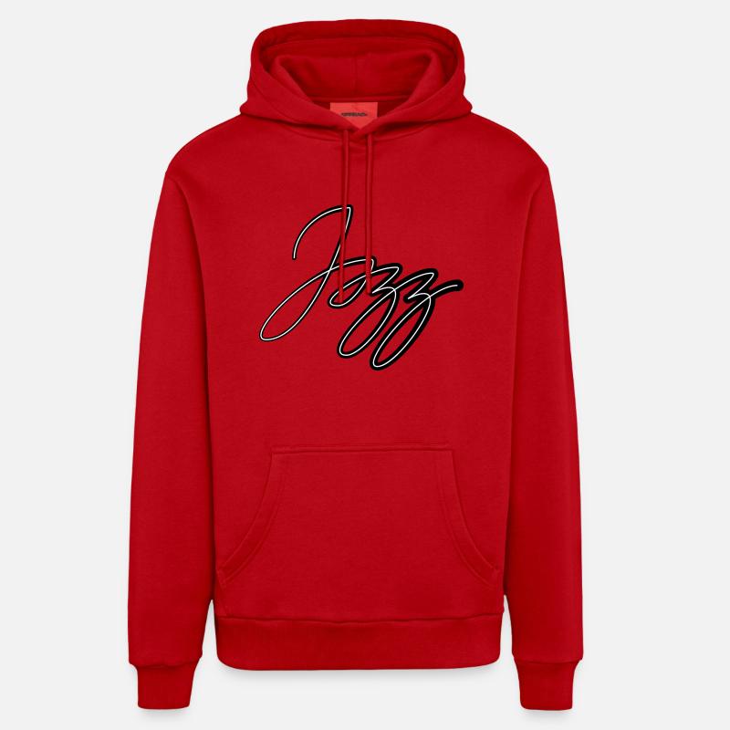 Jazz - Organic Relaxed Hoodie Made in EU - Rot
