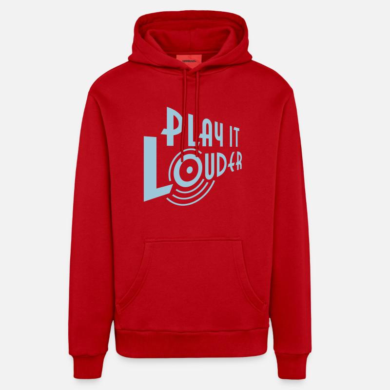 PLAY IT PLUS FORT Sweat à capuche bio décontracté fabriqué en UE