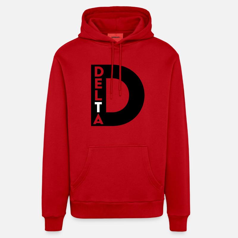 NATO D - Organic Relaxed Hoodie Made in EU - Rot