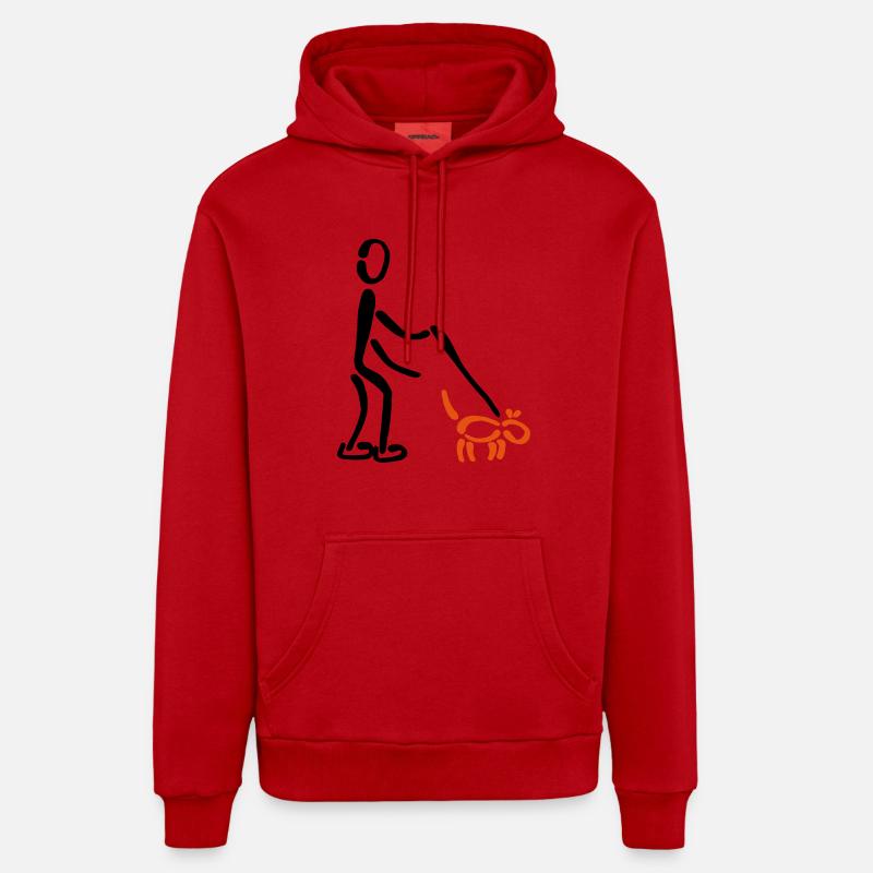 Walkies dog 2C Organic Relaxed Hoodie Made in EU