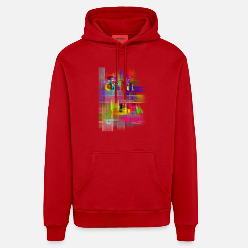 DATA FLOW Organic Relaxed Hoodie Made in EU
