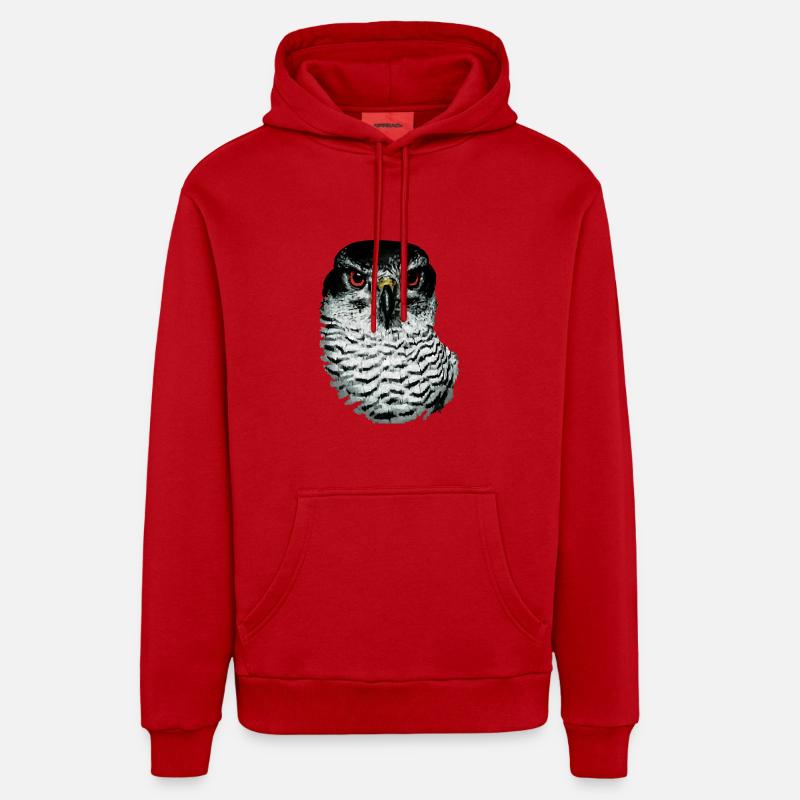 Greifvogel-01 Organic Relaxed Hoodie Made in EU