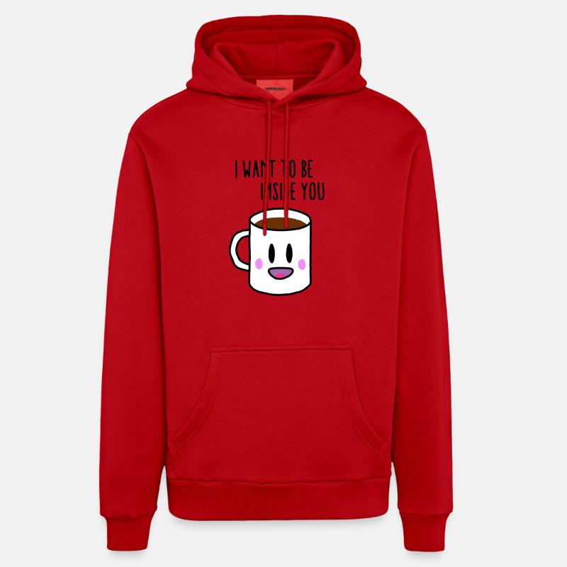 Coffee inside you Organic Relaxed Hoodie Made in EU