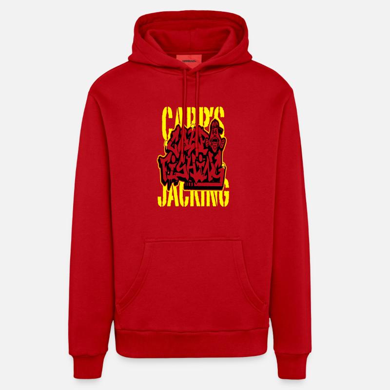 Carp's graff "CARP'S JACKING" - Sweat à capuche bio décontracté fabriqué en UE - rouge