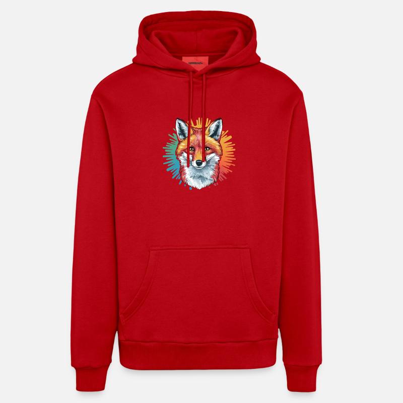 Fuchs - Illustration Organic Relaxed Hoodie Made in EU