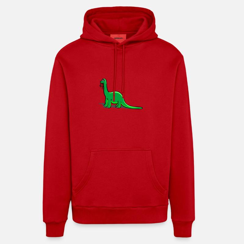 dinosaure Sweat à capuche bio décontracté fabriqué en UE
