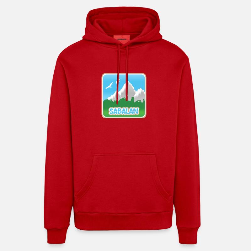 Sabalan as a mountain sport Organic Relaxed Hoodie Made in EU