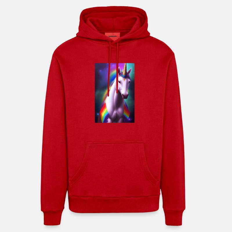 Licorne Sweat à capuche bio décontracté fabriqué en UE