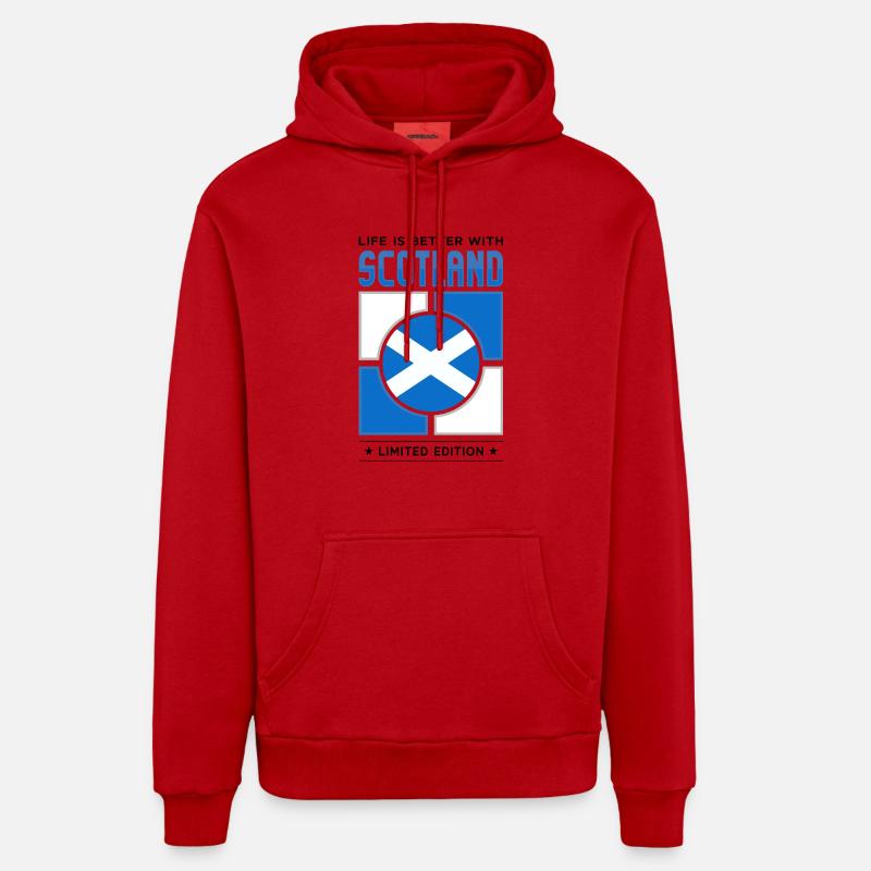 Scotland Organic Relaxed Hoodie Made in EU