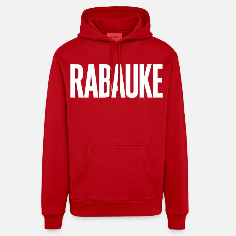 Rabauke - Organic Relaxed Hoodie Made in EU - Rot