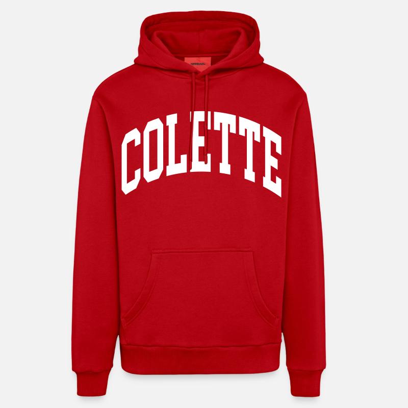 Colette - Sweat à capuche bio décontracté fabriqué en UE - rouge