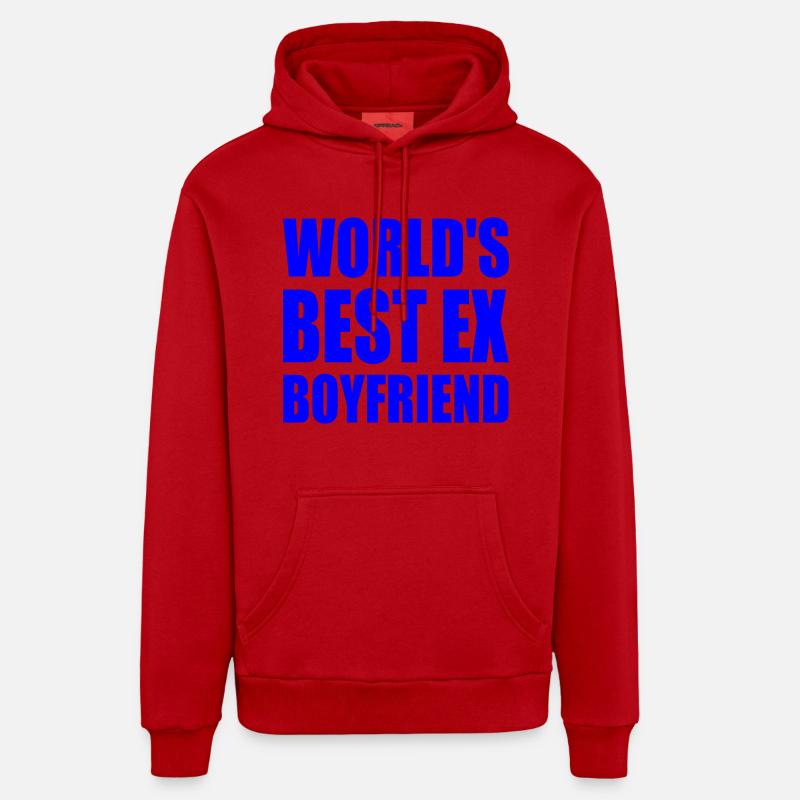 worlds best ex boyfriend - Sweat à capuche bio décontracté fabriqué en UE - rouge