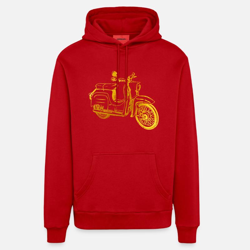 Simson Schwalbe RDA Cyclomoteur Sweat à capuche bio décontracté fabriqué en UE