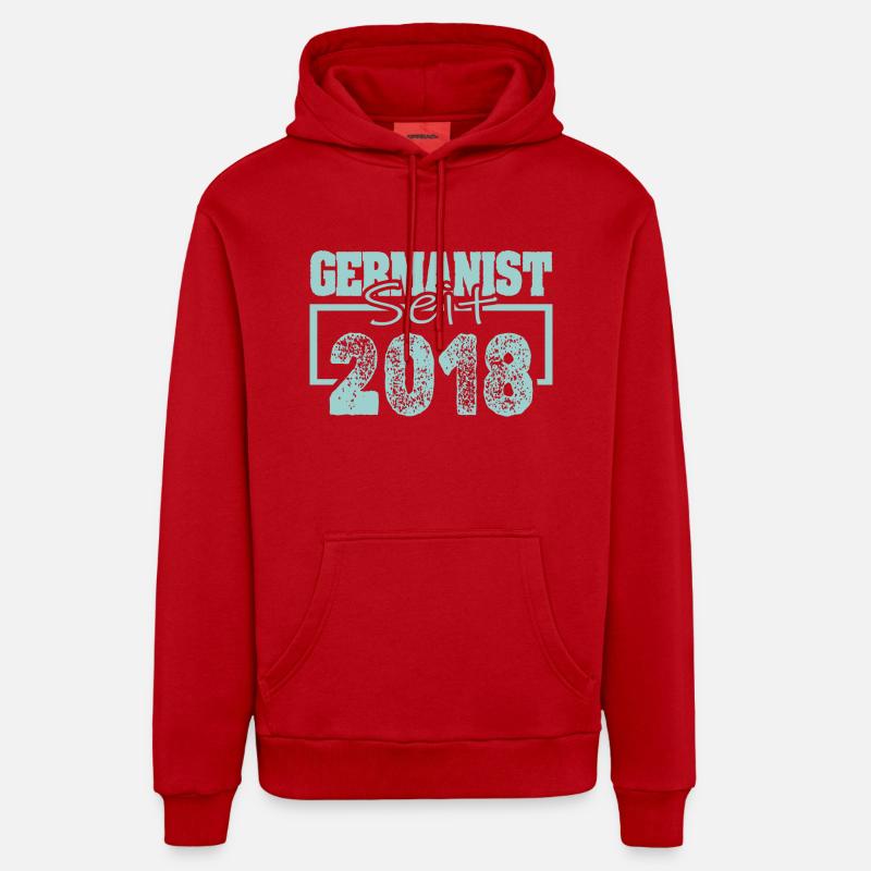 Nomination 2018 - Sweat à capuche bio décontracté fabriqué en UE - rouge
