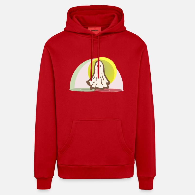 Anime Ghost Je suis Starlight - Sweat à capuche bio décontracté fabriqué en UE - rouge