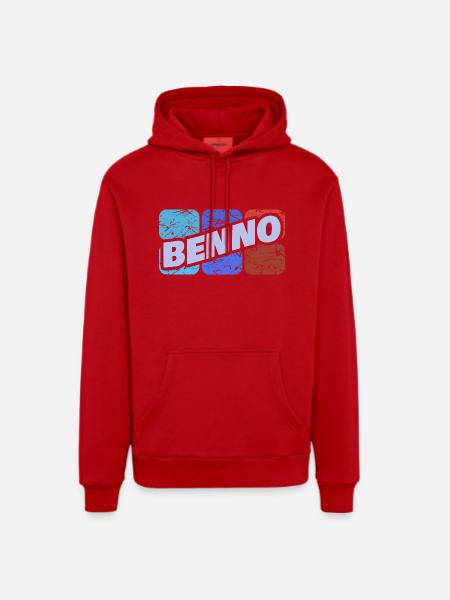 Benno Benno - Organic Relaxed Hoodie Made in EU - red