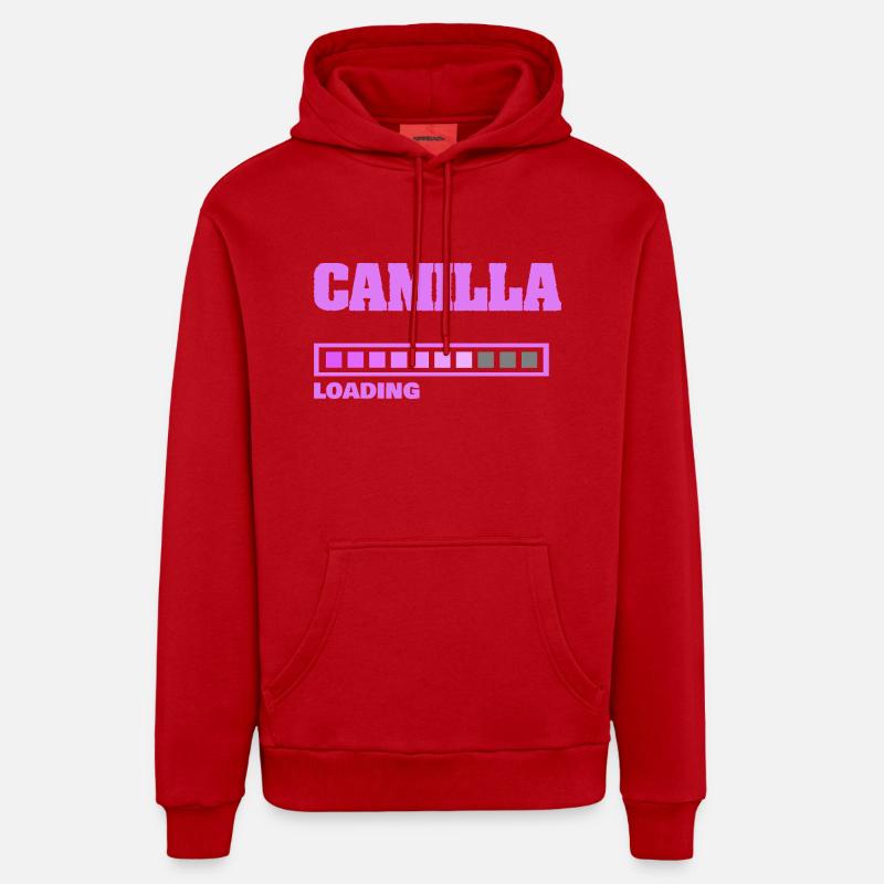 Camilla bébé - Sweat à capuche bio décontracté fabriqué en UE - rouge