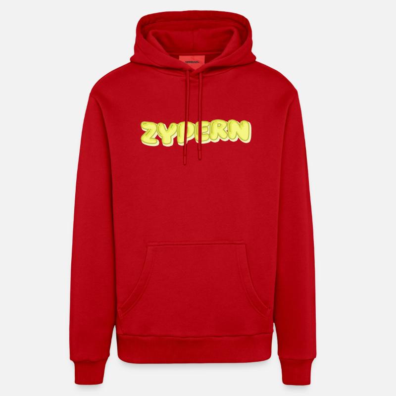 Vacances Chypre - Sweat à capuche bio décontracté fabriqué en UE - rouge