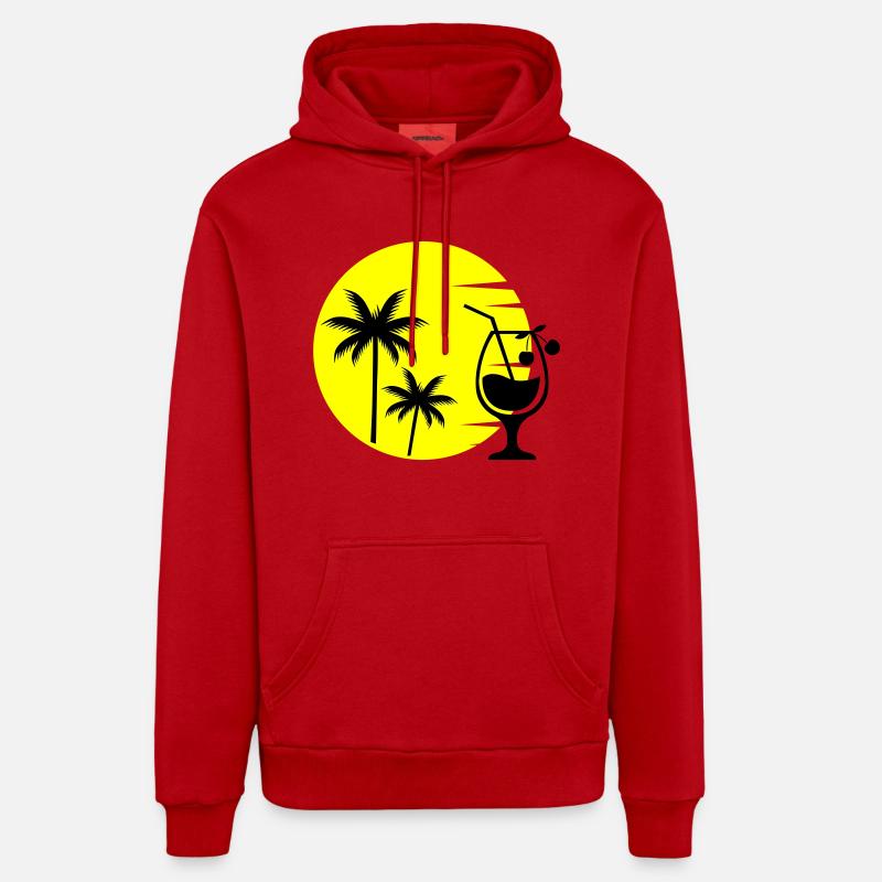 cocktail sunset Organic Relaxed Hoodie Made in EU
