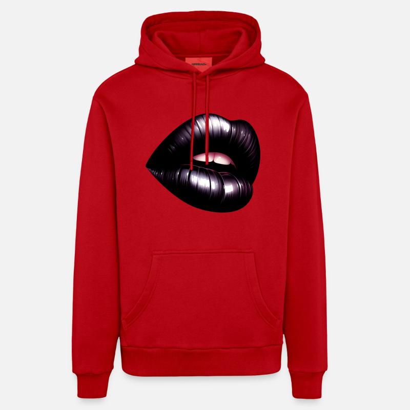 Black Lips - Mysterious Elegance Organic Relaxed Hoodie Made in EU