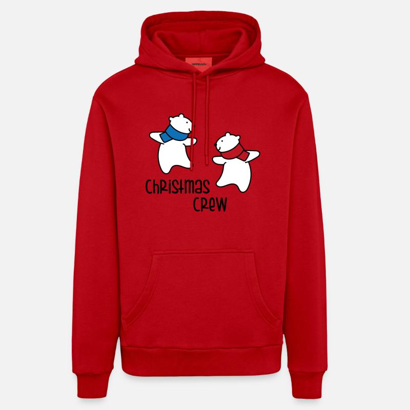 Équipage de Noël Sweat à capuche bio décontracté fabriqué en UE
